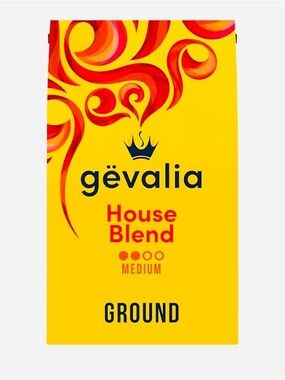 Gevalia House Blend Medium Ground Coffee - Yellow/Red Packaging